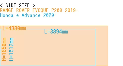 #RANGE ROVER EVOQUE P200 2019- + Honda e Advance 2020-